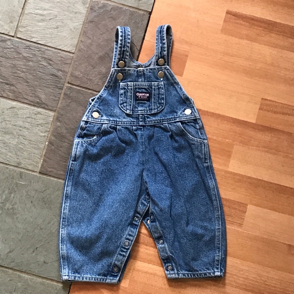 18 Month OshKosh Denim Overalls